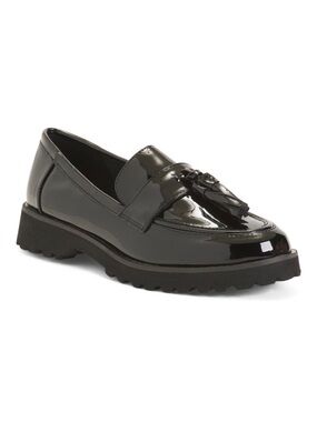 Jones New York Black Patent Tassel Loafers - Size 7 1/2